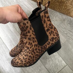 a new day Leopard Print Ankle Booties